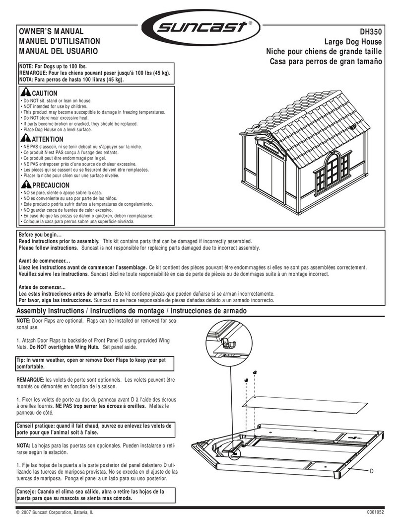Suncast DH350 owner's manual