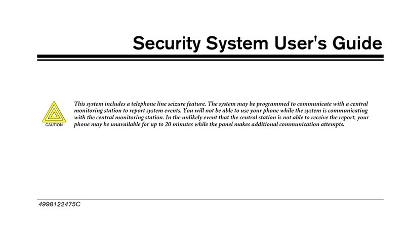 Bosch Security System user guide