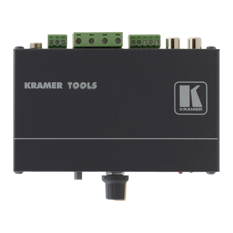 Kramer PT-101H4 User manual