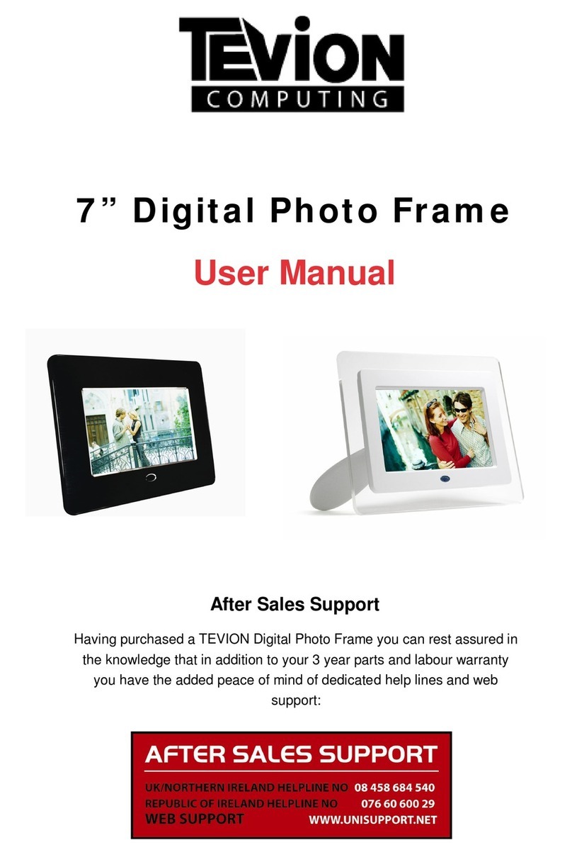 Tevion 7' Digital Photo Frame user manual