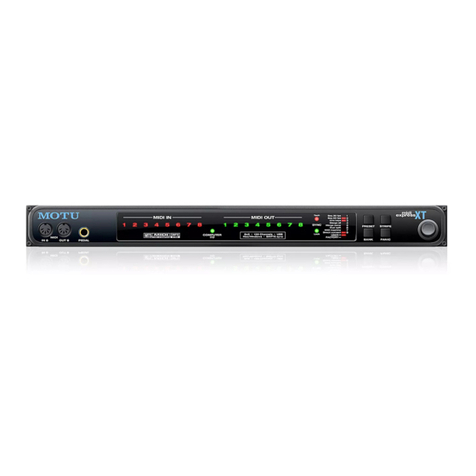 MOTU MIDI Express XT user guide