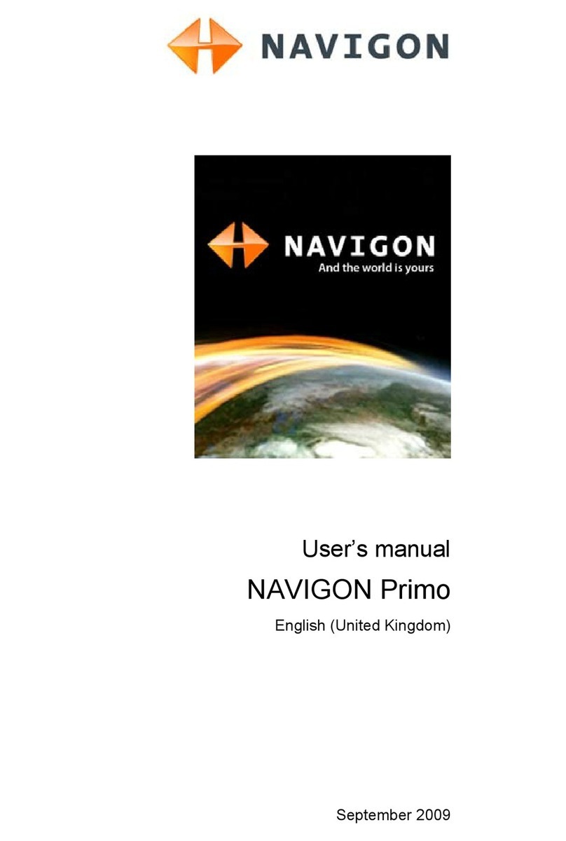 Navigon Primo User manual
