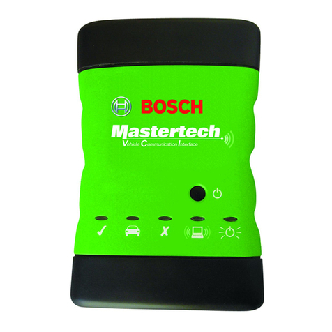 Bosch Mastertech Vehicle CommunicationInterface... User manual