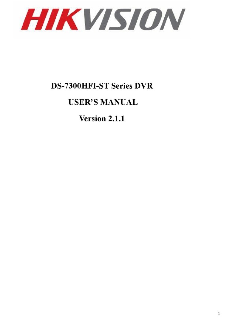 HIK VISION DS-7300HFI-ST Series user manual