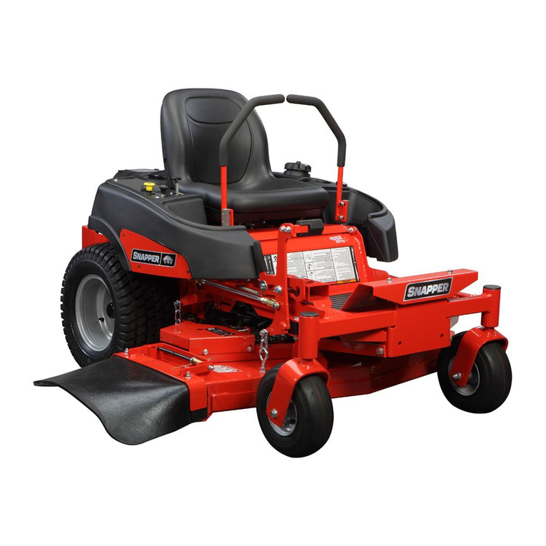 Snapper 400Z Series Safety instructions & operator's manual