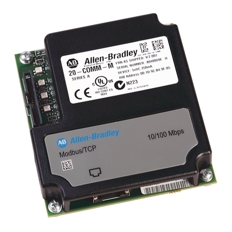 Allen-Bradley 20-COMM-M Modbus/TCP Adapter user manual
