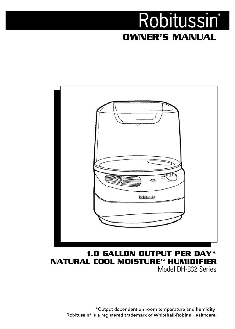 Robitussin DH-832 Series owner's manual