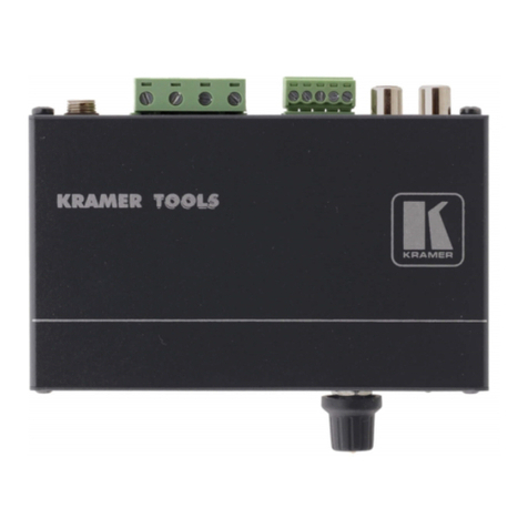 Kramer 912 User manual