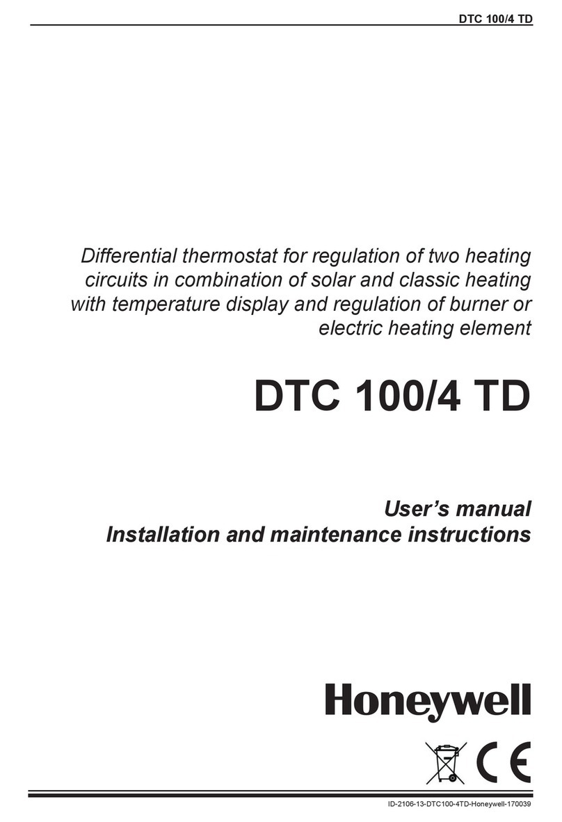 Honeywell DTC 100/4 TD User manual