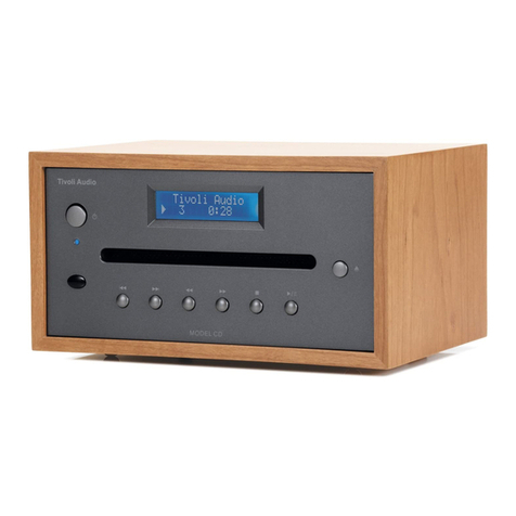 Tivoli Audio Model CD owner's manual