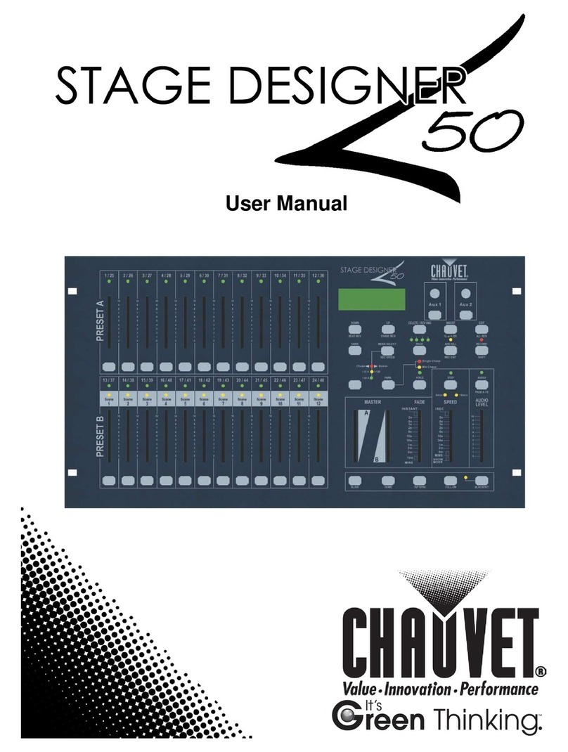 Chauvet Stage Designer user manual