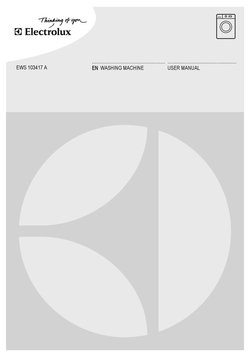 Electrolux EWS 103417 A User manual