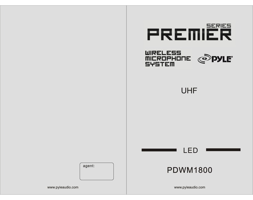 Pyle PDWM1800 manual