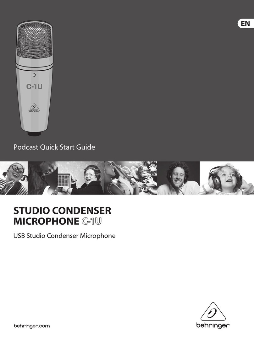 Behringer C-1U quick start guide