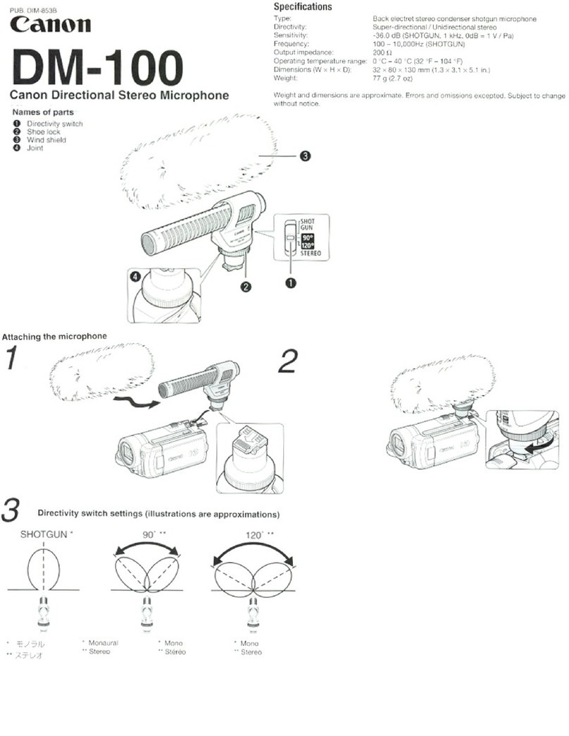 Canon DM-100 User manual