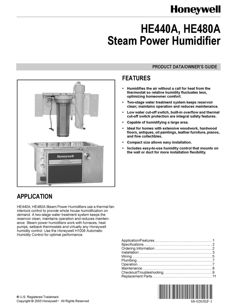 Honeywell HE440A User manual