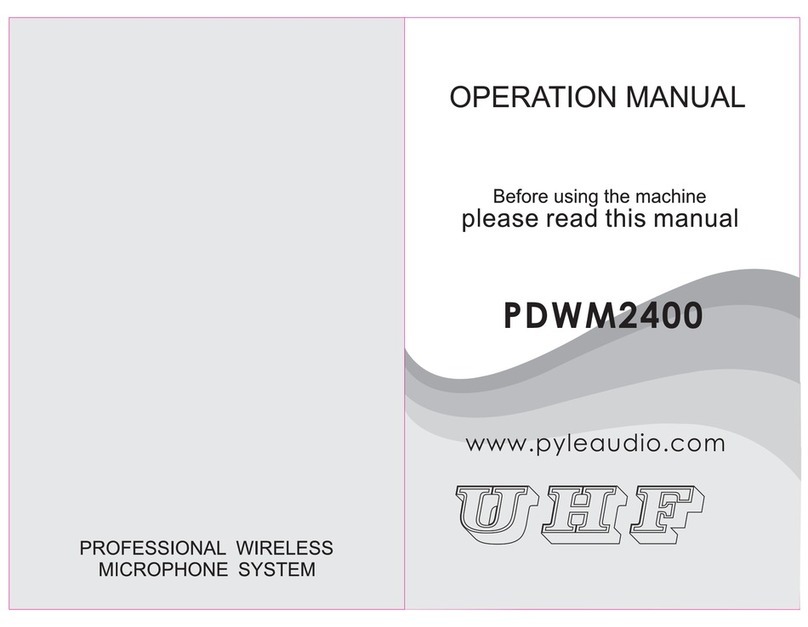 Pyle PDWM2400 User manual