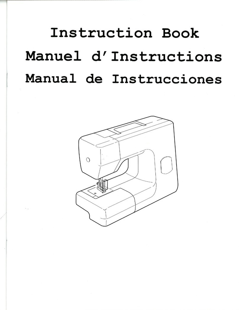 Janome FM725 - Instruction book
