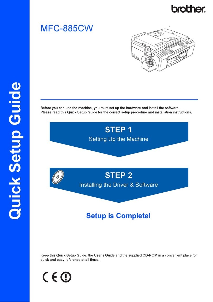 Brother MFC-885CW User manual