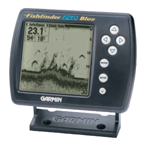 Garmin Fishfinder 100 Blue User manual
