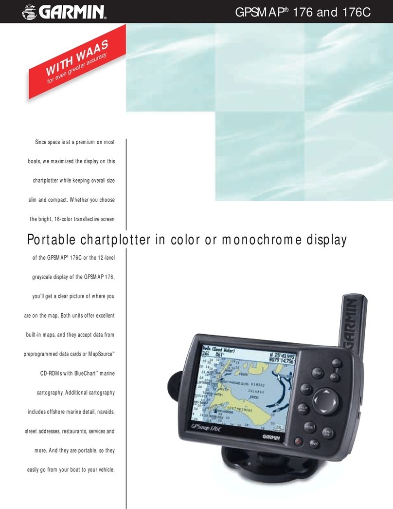 Garmin GPSMAP 176 Specifications