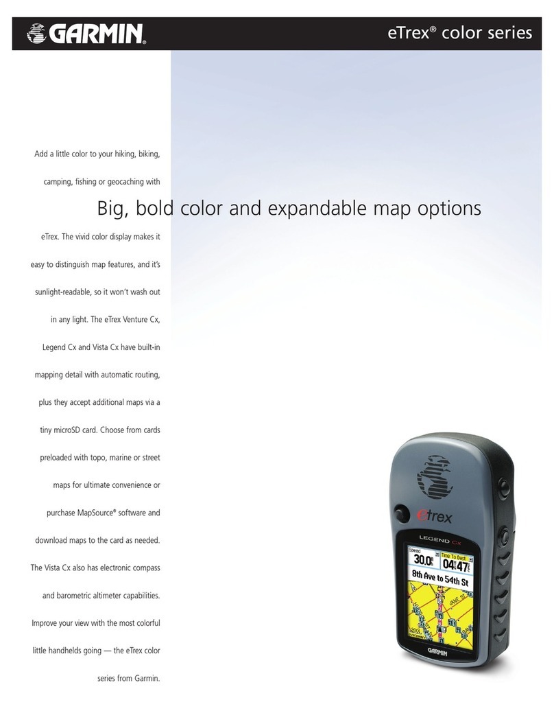 Garmin eTrex Venture - Hiking GPS Receiver User manual