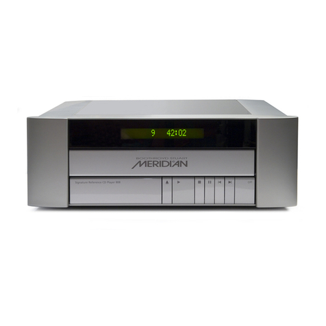 Meridian 808 Signature Reference user guide