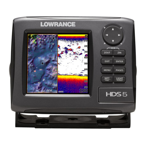 Lowrance HDS-5 Operation manual