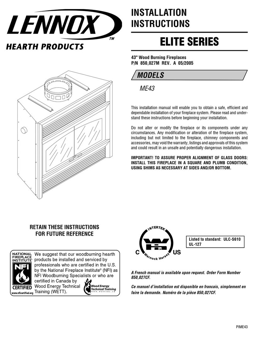 Lennox ELITE ME43 User manual