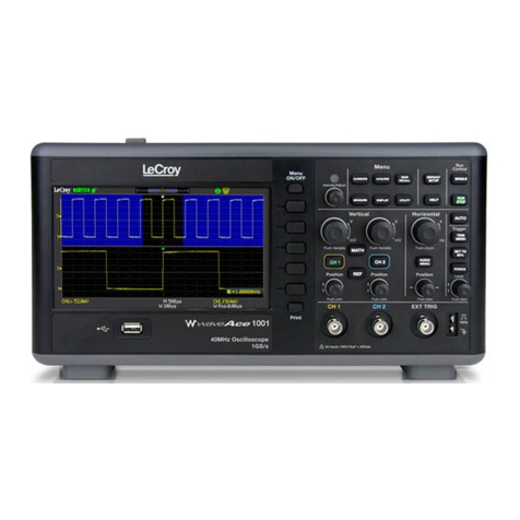 LeCroy WaveAce 1000 series User manual