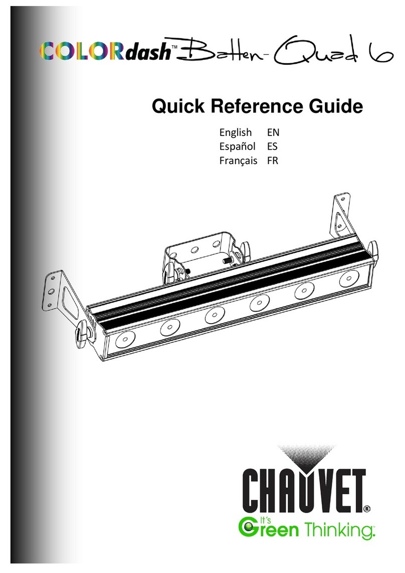 Chauvet COLORado 6 Quick reference guide