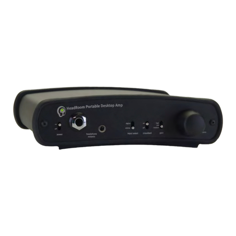 HeadRoom Portable Desktop Amp User manual