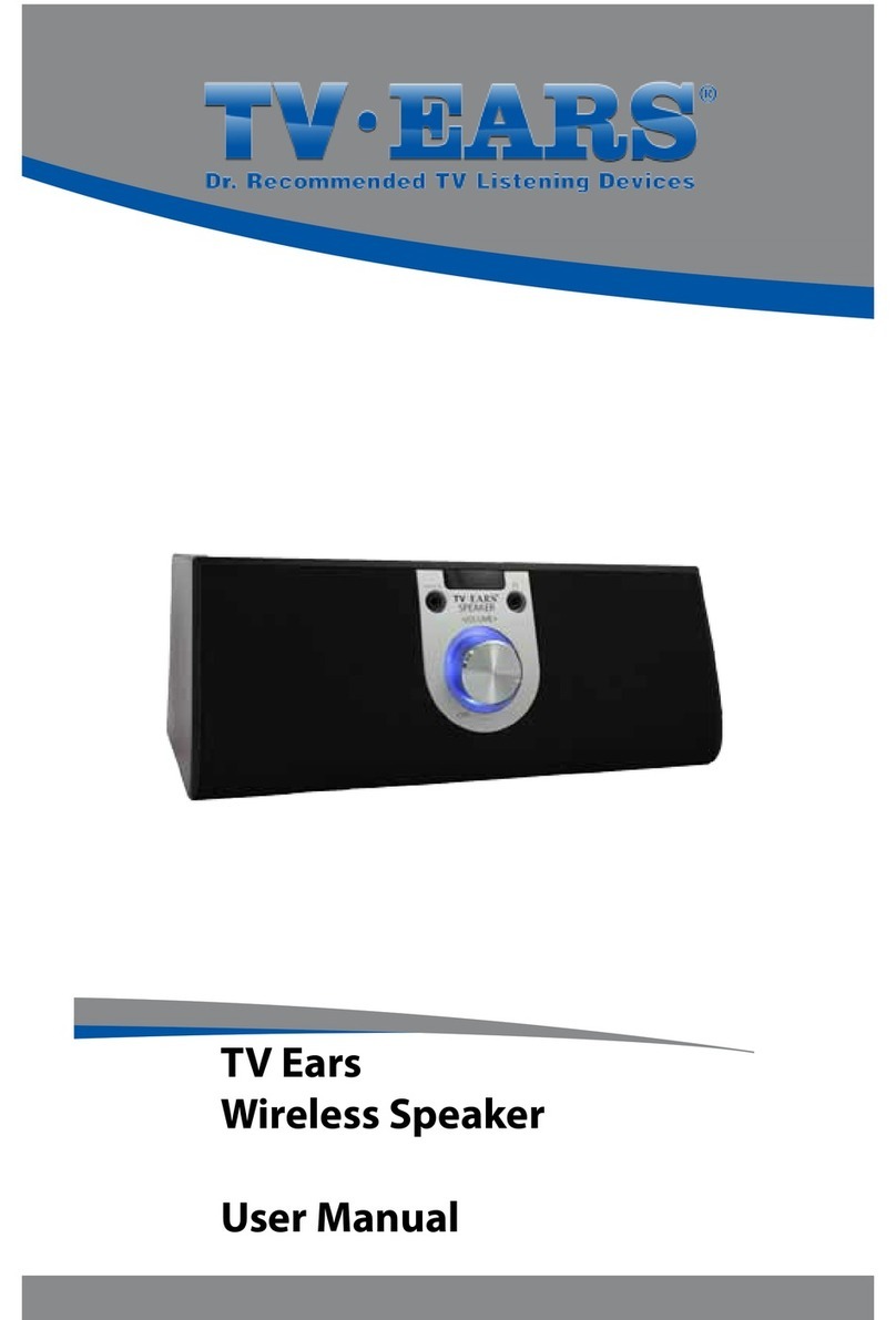 TV Ears Wireless Speaker user manual