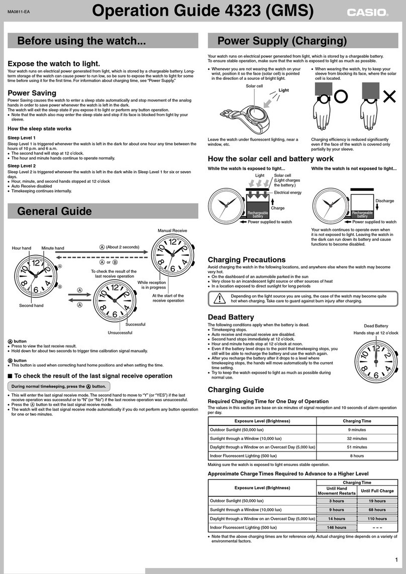 Casio 4323 User manual