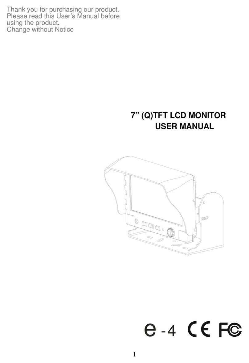 Aaeon 7" (Q)TFT LCD MONITOR User manual