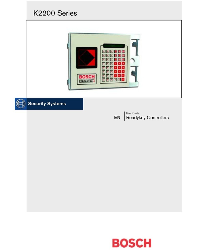 Bosch K2200 Series User manual Bosch K2200 Series User manual