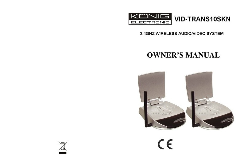 Konig VID-TRANS10SKN owner's manual