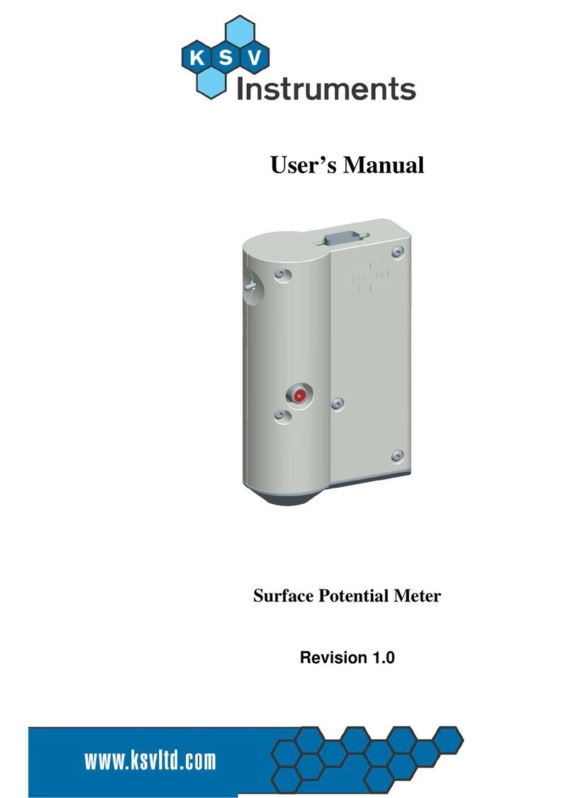 KSV Surface Potential Meter user manual