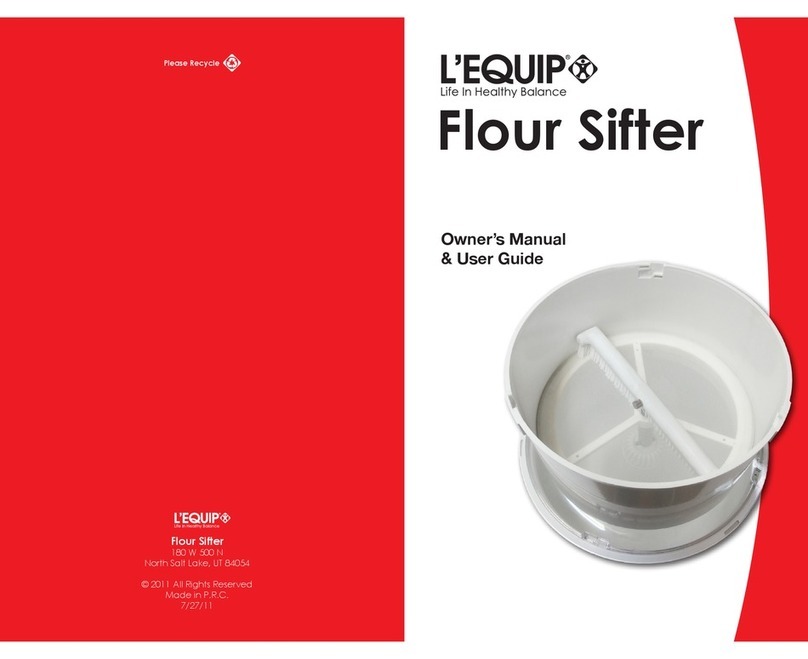 LEquip Flour Sifter Guide
