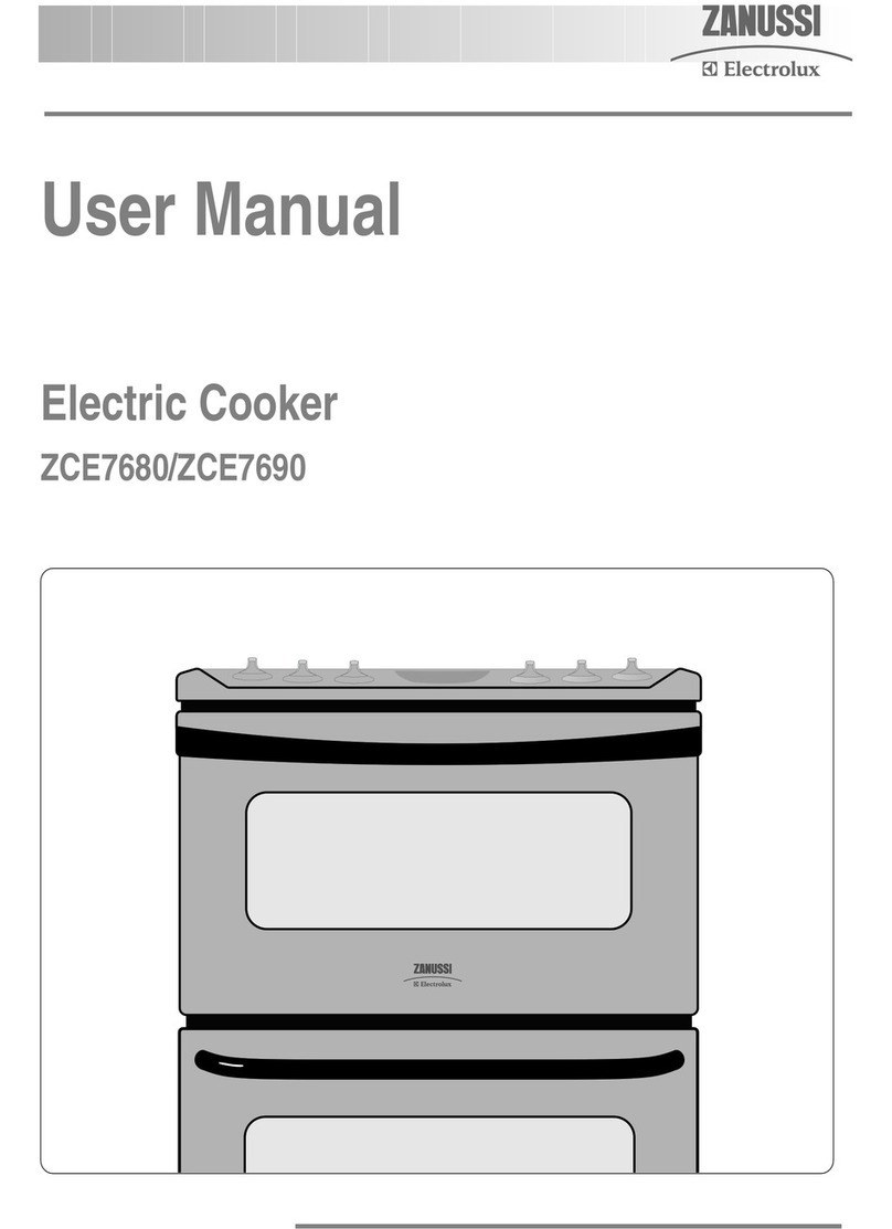 Zanussi ZCE 7690 User manual Zanussi ZCE 7690 User manual