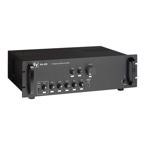 Electro-Voice MA-606 User manual