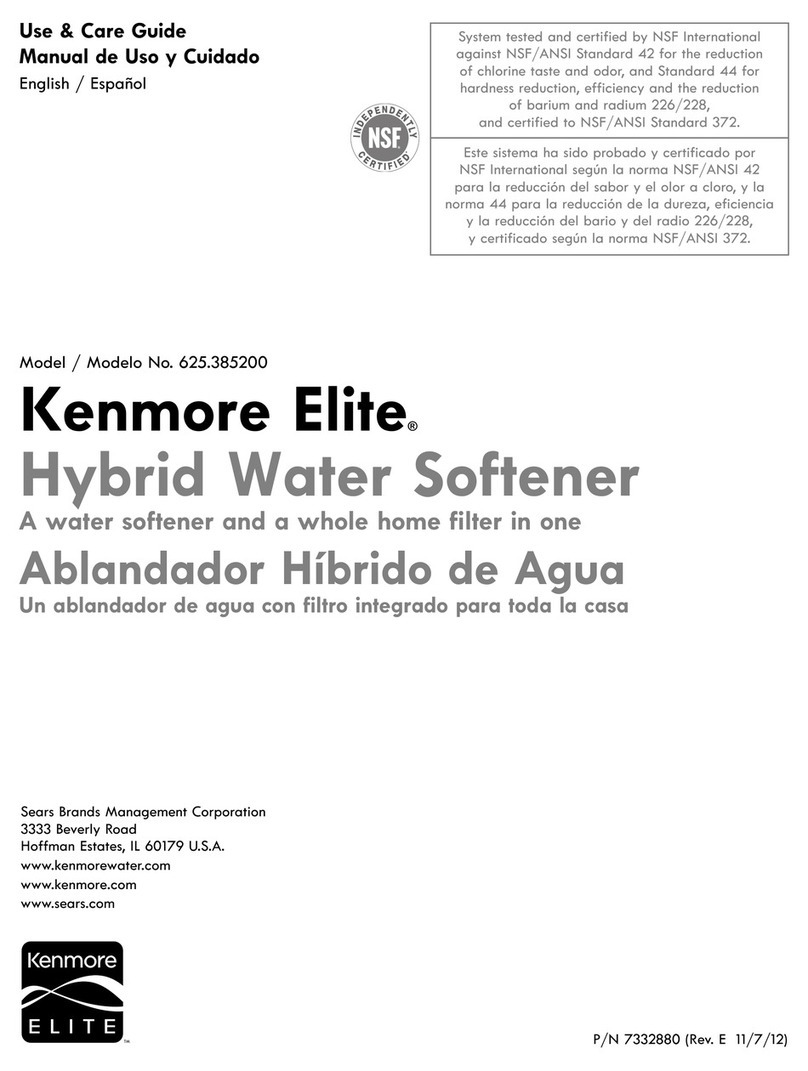 Kenmore 625.385200 User manual