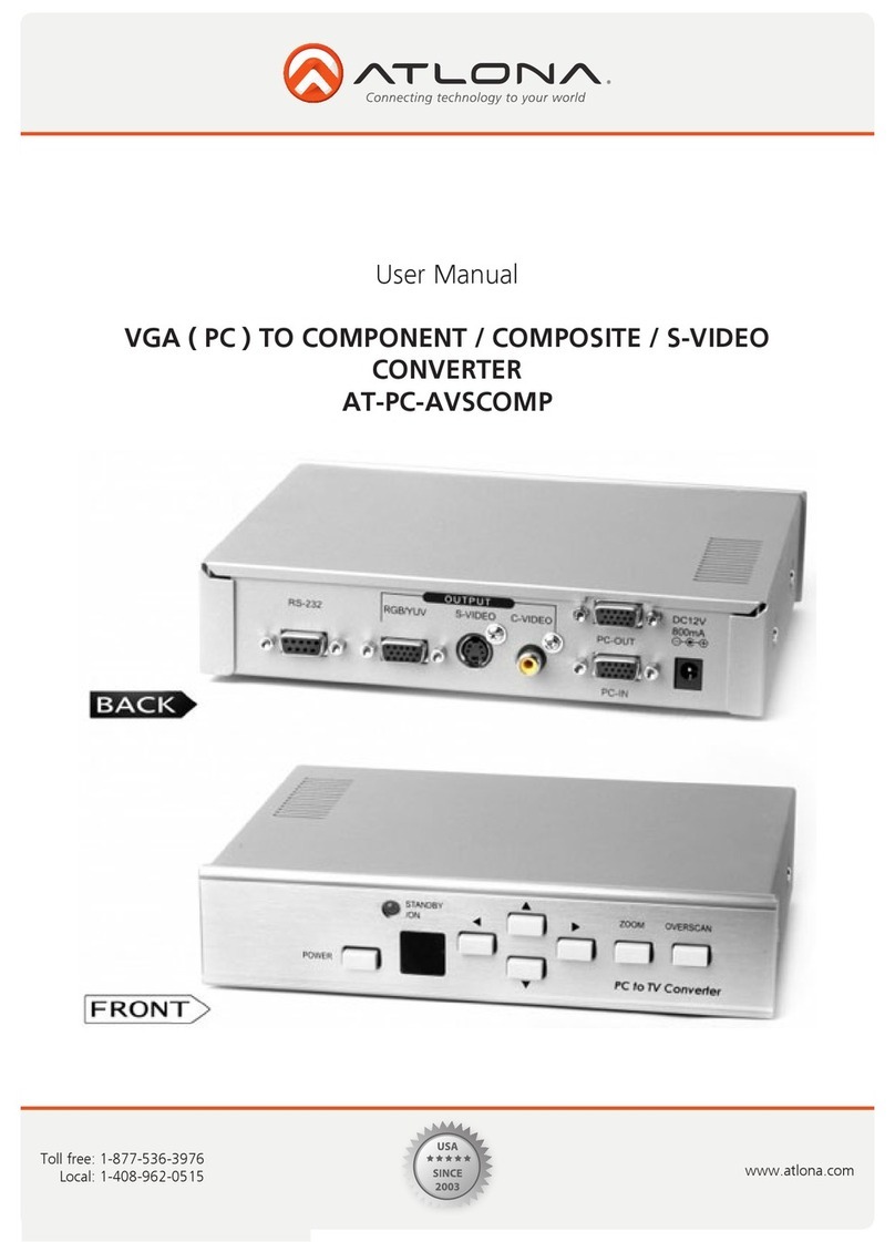 Atlona AT-PC-AVSCOMP user manual