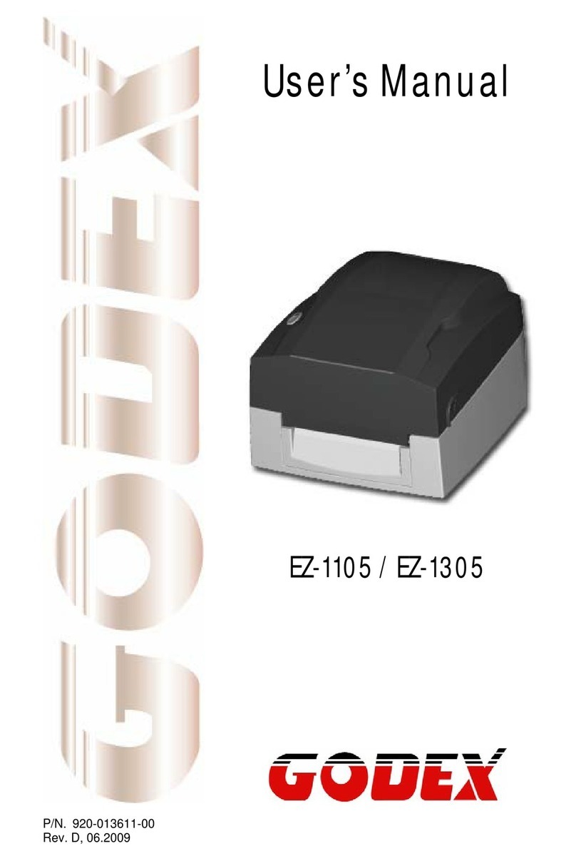 Godex EZ-1105 User manual