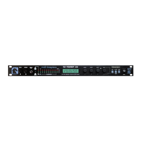 MOTU USB-MIDI User manual