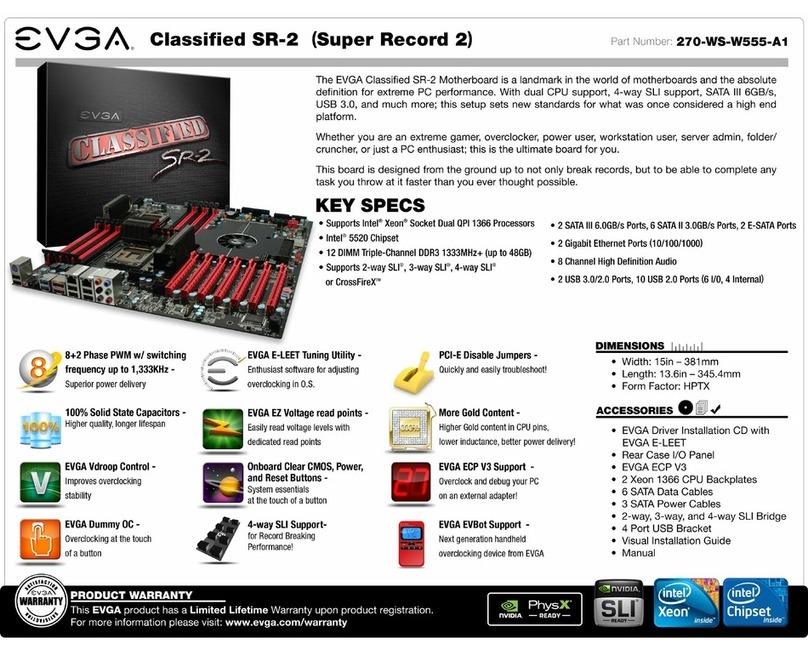 EVGA Classified SR-2 Super Record 2 System manual