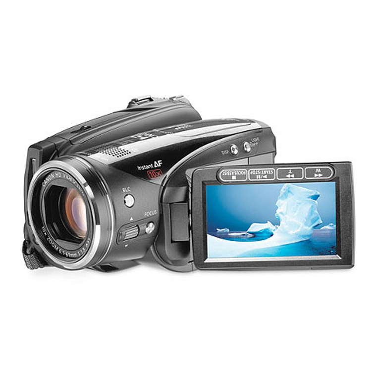 Canon Vixia HV30 instruction manual