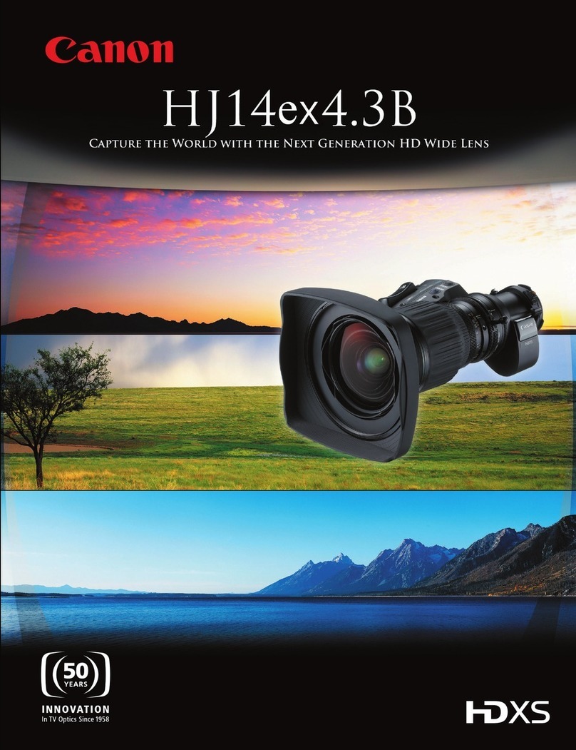 Canon HJ14EX4.3B IRSE User manual Canon HJ14EX4.3B IRSE User manual