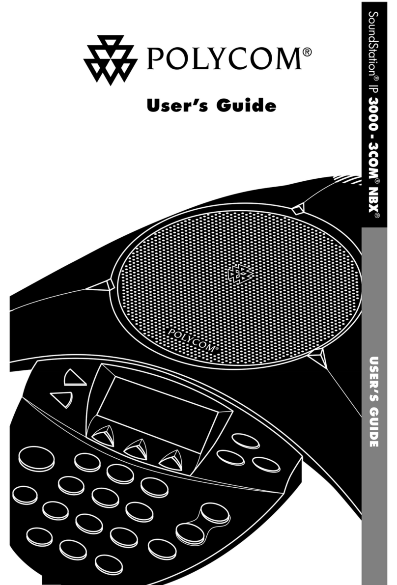 Polycom SoundStation IP 3000 User manual