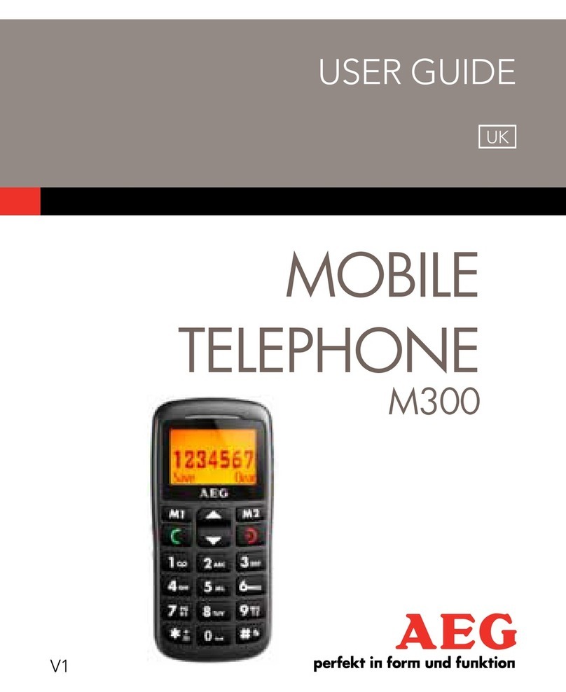 AEG M 300 user guide